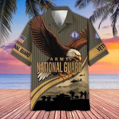 Premium US Veterans Hawaiian Shirt, Gifts For US Veterans, Gifts On Independence Day, Veterans Day.