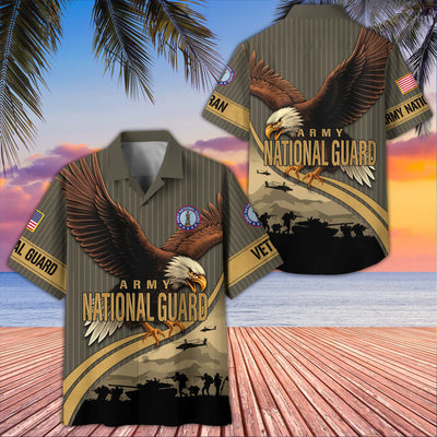 Premium US Veterans Hawaiian Shirt, Gifts For US Veterans, Gifts On Independence Day, Veterans Day.