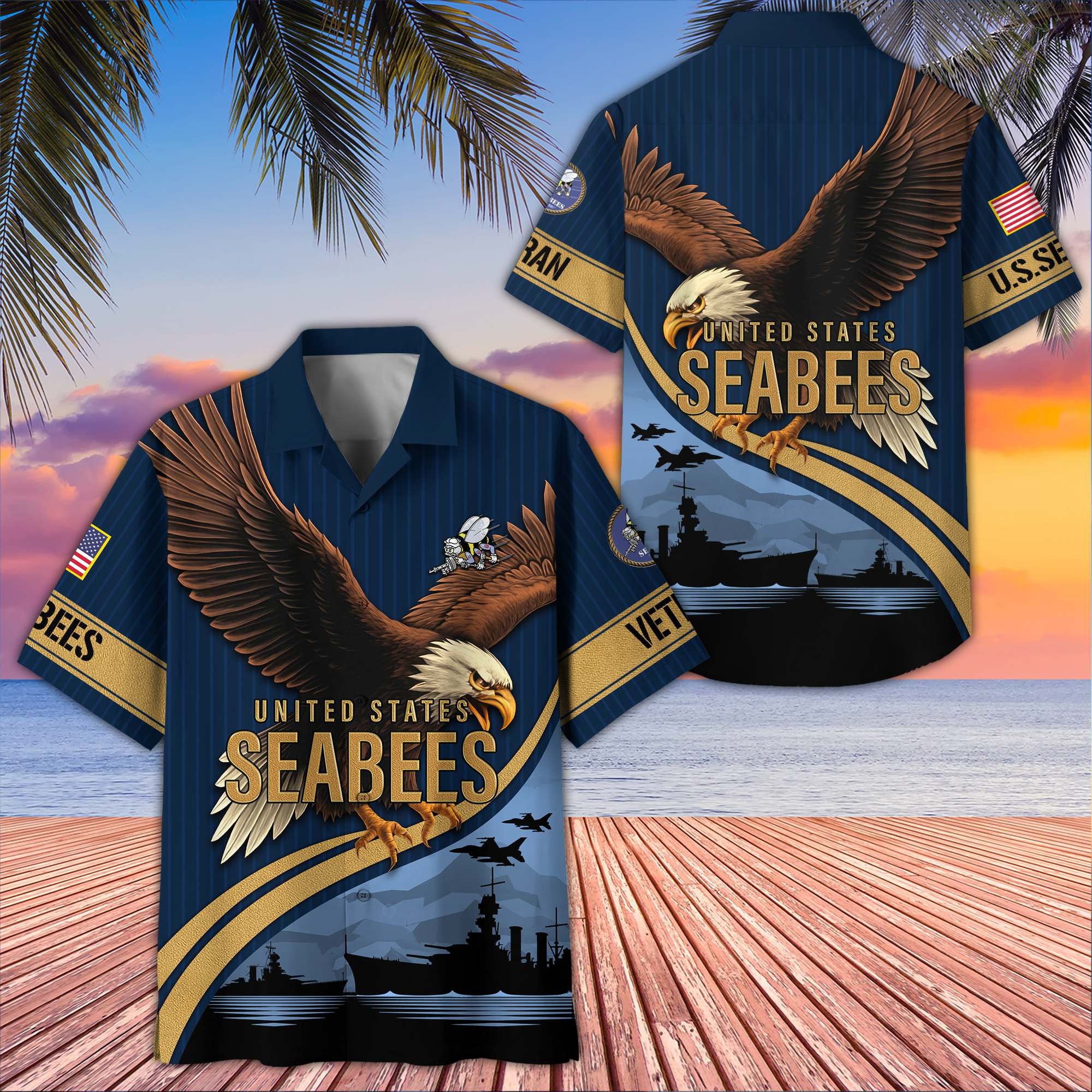 Premium US Veterans Hawaiian Shirt, Gifts For US Veterans, Gifts On Independence Day, Veterans Day.