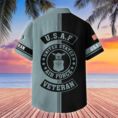 Premium US Veterans Hawaiian Shirt With Pocket, Gifts For US Veterans, Gifts On Independence Day, Veterans Day.