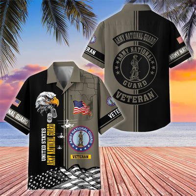 Premium US Veterans Hawaiian Shirt With Pocket, Gifts For US Veterans, Gifts On Independence Day, Veterans Day.