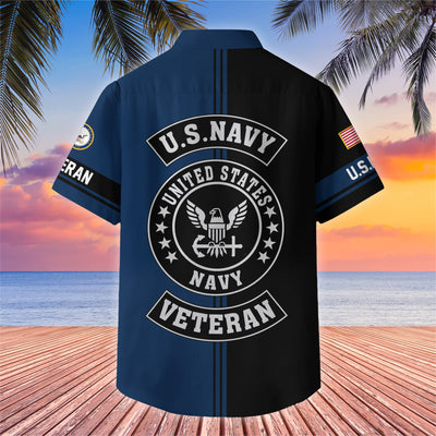 Premium US Veterans Hawaiian Shirt With Pocket, Gifts For US Veterans, Gifts On Independence Day, Veterans Day.