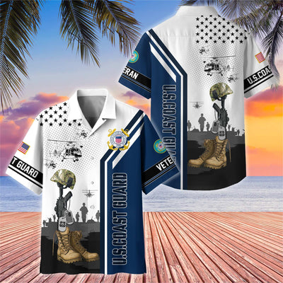 Premium US Veterans Hawaiian Shirt, Gifts For US Veterans, Gifts On Veterans Day.