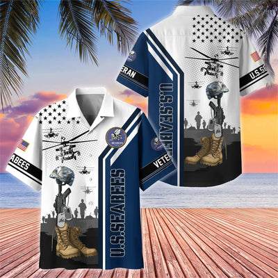 Premium US Veterans Hawaiian Shirt, Gifts For US Veterans, Gifts On Veterans Day.