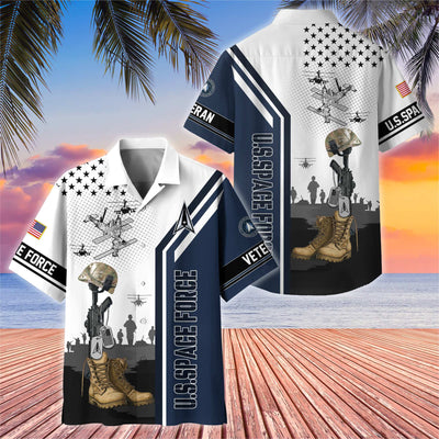 Premium US Veterans Hawaiian Shirt, Gifts For US Veterans, Gifts On Veterans Day.