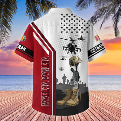 Premium US Veterans Hawaiian Shirt, Gifts For US Veterans, Gifts On Veterans Day.