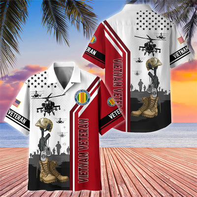 Premium US Veterans Hawaiian Shirt, Gifts For US Veterans, Gifts On Veterans Day.