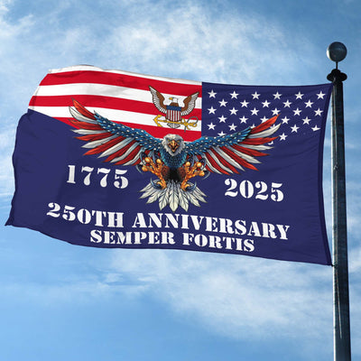 Premium US Navy Grommet Flag, 250th Anniversary Navy Flag, Gifts For Navy Veteran, Best Gifts On Father's Day, Veterans Day.