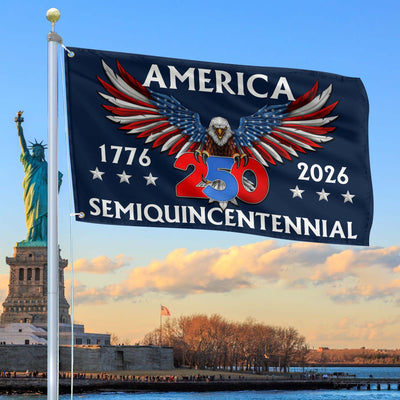 Premium 250th Anniversary US Grommet Flag, Gifts For US Veteran, Best Gifts On Father's Day, Veterans Day.