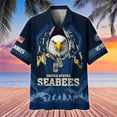 Premium US Veterans Hawaiian Shirt, Gifts For US Veterans, Gifts On Veterans Day.
