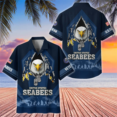 Premium US Veterans Hawaiian Shirt, Gifts For US Veterans, Gifts On Veterans Day.