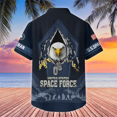 Premium US Veterans Hawaiian Shirt, Gifts For US Veterans, Gifts On Veterans Day.