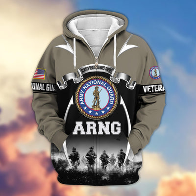 Premium US Veterans Zip Hoodie, Gifts For US Veterans, Gifts On Father's Day, Veterans Day.