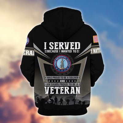 Premium US Veterans Zip Hoodie, Gifts For US Veterans, Gifts On Father's Day, Veterans Day.
