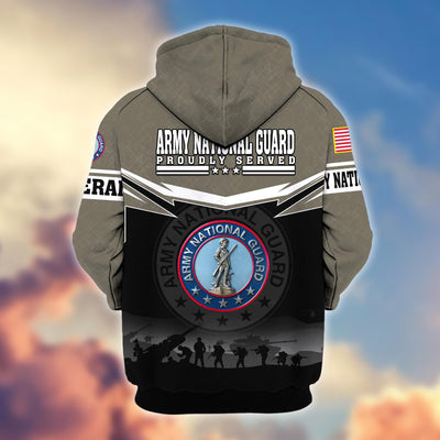 Premium US Veterans Zip Hoodie, Gifts For US Veterans, Gifts On Father's Day, Veterans Day.