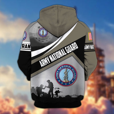 Premium US Veterans Zip Hoodie, Gifts For US Veterans, Gifts On Father's Day, Veterans Day.