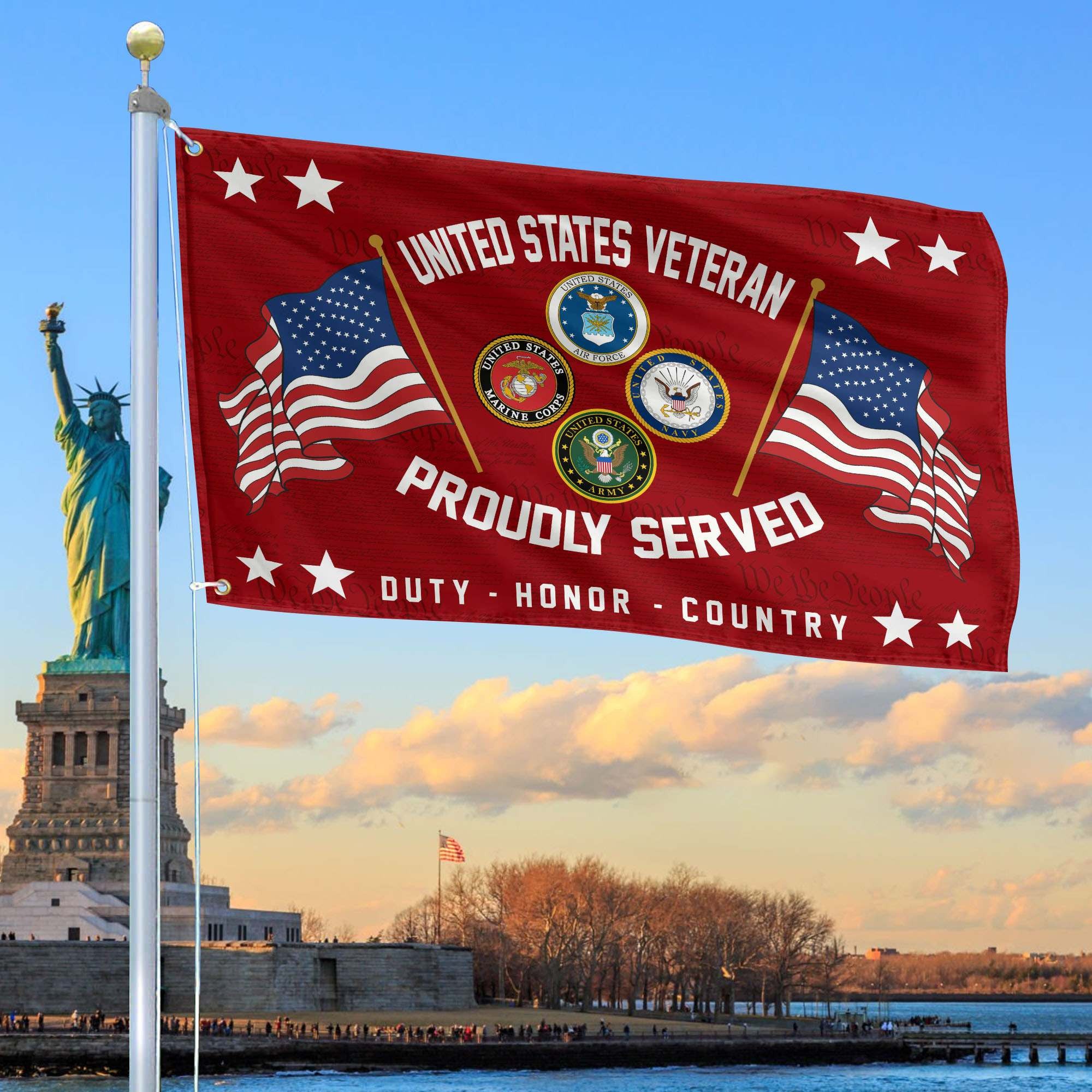 Premium US Military Grommet Flag