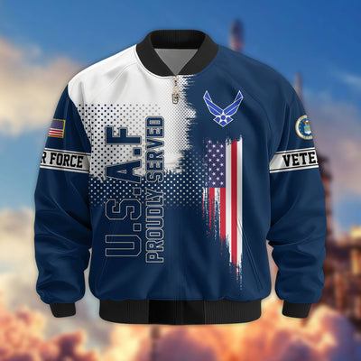 Premium Sons Of America US Veterans Bomber Jacket, Gifts For US Veterans, Gifts For Dad, Gifts On Father's Day, Veterans Day.