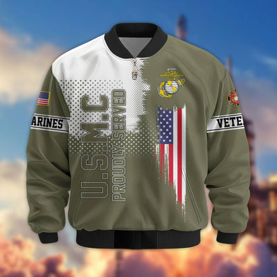 Premium Sons Of America US Veterans Bomber Jacket, Gifts For US Veterans, Gifts For Dad, Gifts On Father's Day, Veterans Day.