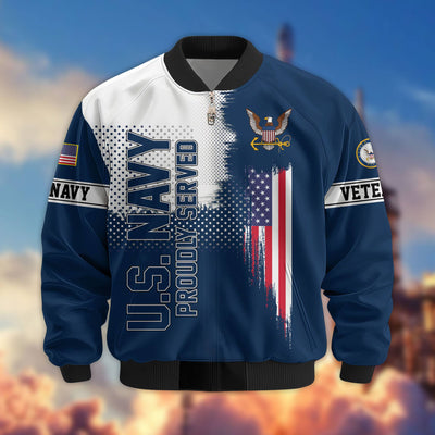 Premium Sons Of America US Veterans Bomber Jacket, Gifts For US Veterans, Gifts For Dad, Gifts On Father's Day, Veterans Day.