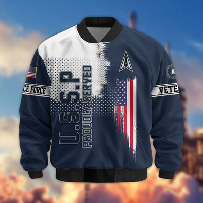 Premium Sons Of America US Veterans Bomber Jacket, Gifts For US Veterans, Gifts For Dad, Gifts On Father's Day, Veterans Day.