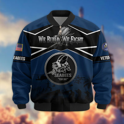 Premium US Veterans Bomber Jacket, Gifts For US Veterans, Gifts On Father's Day, Veterans Day.