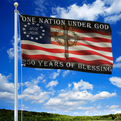 Premium America 250th Anniversary Grommet Flag, America 250th Flag, America 250th Birthday, Best Gifts On Independence Day, Veterans Day.