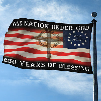 Premium America 250th Anniversary Grommet Flag, America 250th Flag, America 250th Birthday, Best Gifts On Independence Day, Veterans Day.