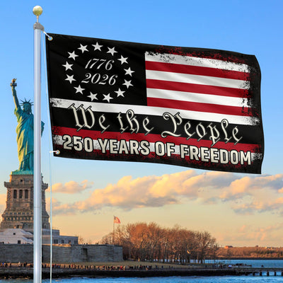 Premium America 250th Anniversary Grommet Flag, America 250th Flag, America 250th Birthday, Best Gifts On Independence Day, Veterans Day.