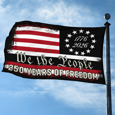 Premium America 250th Anniversary Grommet Flag, America 250th Flag, America 250th Birthday, Best Gifts On Independence Day, Veterans Day.