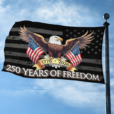 Premium America 250th Anniversary Grommet Flag, America 250th Flag, America 250th Birthday, Best Gifts On Independence Day, Veterans Day.