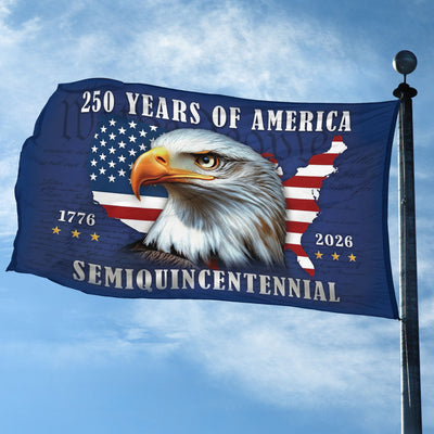 Premium America 250th Anniversary Grommet Flag, America 250th Flag, America 250th Birthday, Best Gifts On Independence Day, Veterans Day.