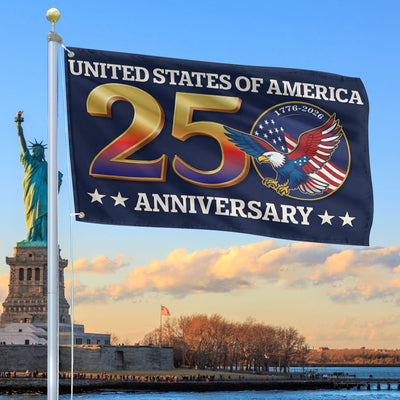 Premium America 250th Anniversary Grommet Flag, America 250th Flag, America 250th Birthday, Best Gifts On Independence Day, Veterans Day.