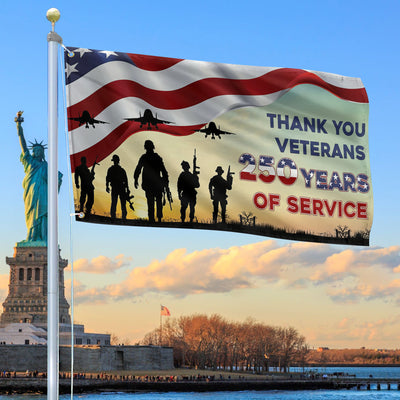 Premium America 250th Anniversary Grommet Flag, America 250th Flag, America 250th Birthday, Best Gifts On Independence Day, Veterans Day.