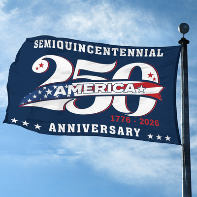 Premium America 250th Anniversary Grommet Flag, America 250th Flag, America 250th Birthday, Best Gifts On Independence Day, Veterans Day.