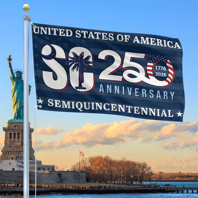 Premium America 250th Anniversary Grommet Flag, America 250th Flag, America 250th Birthday, Best Gifts On Independence Day, Veterans Day.