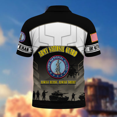 Premium US Veterans Polo Shirt, Gifts For US Veterans, Gifts On Father's Day, Veterans Day.