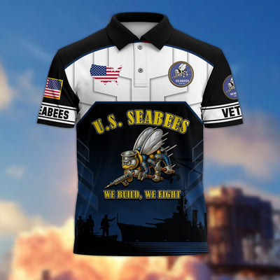 Premium US Veterans Polo Shirt, Gifts For US Veterans, Gifts On Father's Day, Veterans Day.