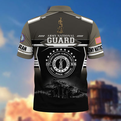 Premium US Veterans Polo Shirt, Gifts For US Veterans, Gifts For Father's Day, Veterans Day.