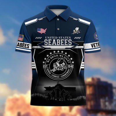 Premium US Veterans Polo Shirt, Gifts For US Veterans, Gifts For Father's Day, Veterans Day.