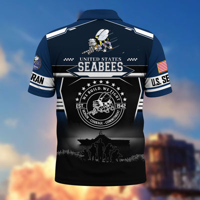 Premium US Veterans Polo Shirt, Gifts For US Veterans, Gifts For Father's Day, Veterans Day.