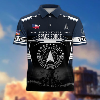 Premium US Veterans Polo Shirt, Gifts For US Veterans, Gifts For Father's Day, Veterans Day.