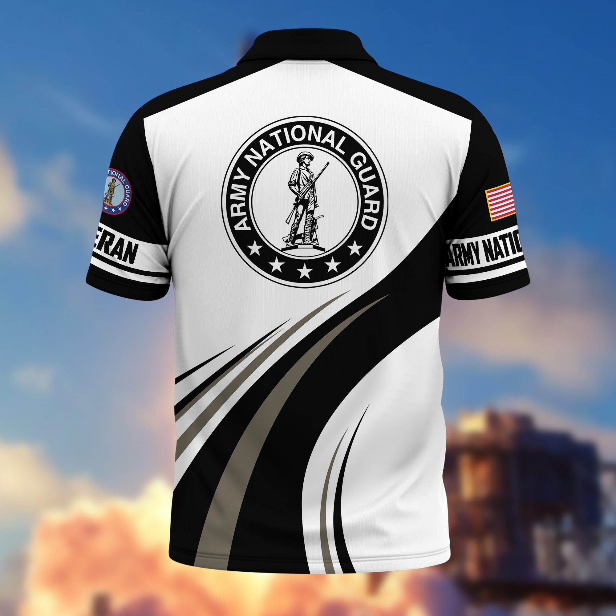 Premium US Veterans Polo Shirt, Gifts For US Veterans, Gifts On Father's Day, Veterans Day.
