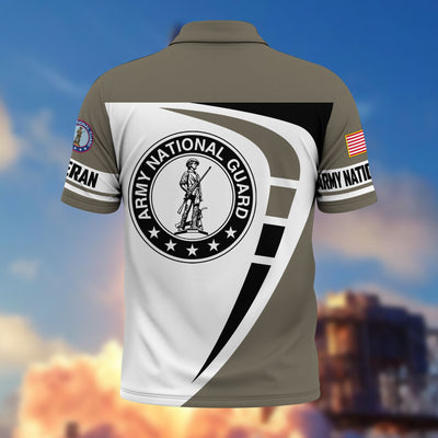 Premium US Veterans Polo Shirt, Gifts For US Veterans, Gifts On Father's Day, Veterans Day.