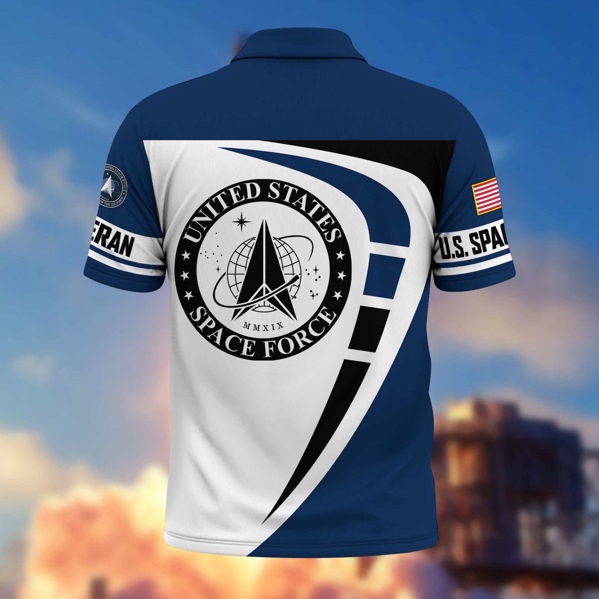 Premium US Veterans Polo Shirt, Gifts For US Veterans, Gifts On Father's Day, Veterans Day.