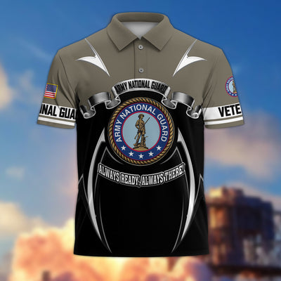 Premium US Veterans Polo Shirt, Gifts For US Veterans, Gifts On Father's Day, Veterans Day.