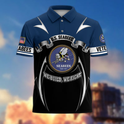 Premium US Veterans Polo Shirt, Gifts For US Veterans, Gifts On Father's Day, Veterans Day.