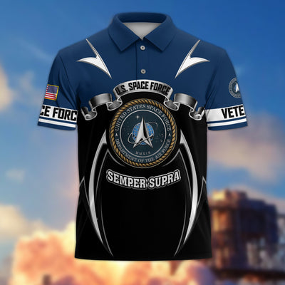 Premium US Veterans Polo Shirt, Gifts For US Veterans, Gifts On Father's Day, Veterans Day.