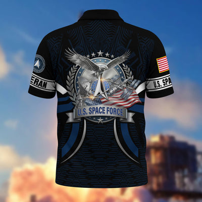 Premium US Veterans Polo Shirt, Gifts For US Veterans, Gifts On Father's Day, Veterans Day.