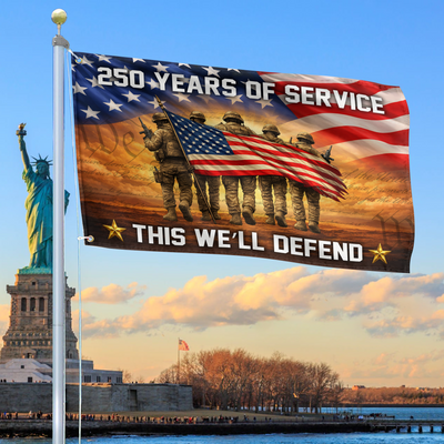 Premium America 250th Anniversary Grommet Flag, America 250th Flag, America 250th Birthday, Best Gifts On Independence Day, Veterans Day.